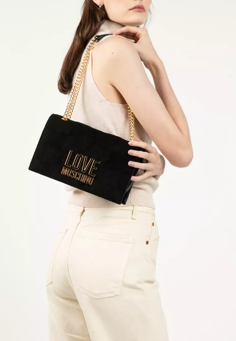 Logo Lettering Shoulder Bag (nt)