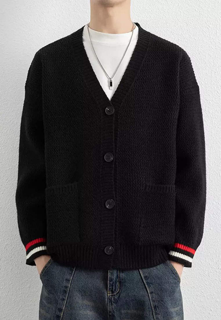 Wave Textured Knit Cardigan‌ AY-H25885