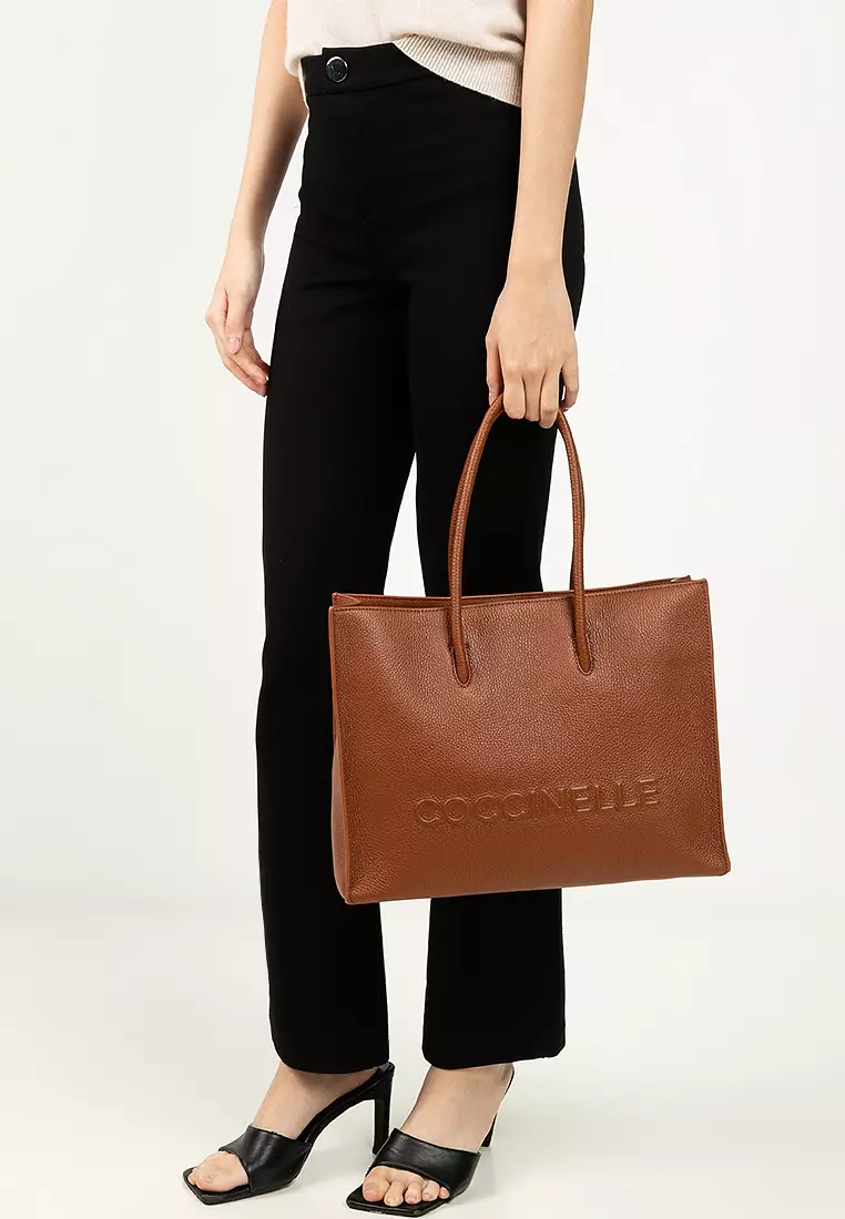 Myrtha Maxi Logo Medium Tote Bag