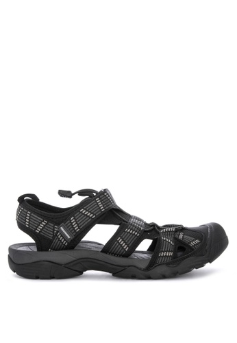 Krooberg black Off Road Gear Trail Sandals 3FB9CSH7CEEC55GS_1