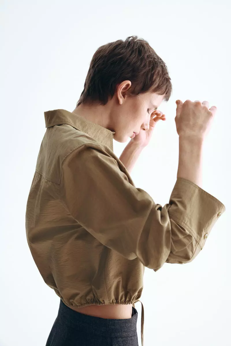 Drawstring shirt