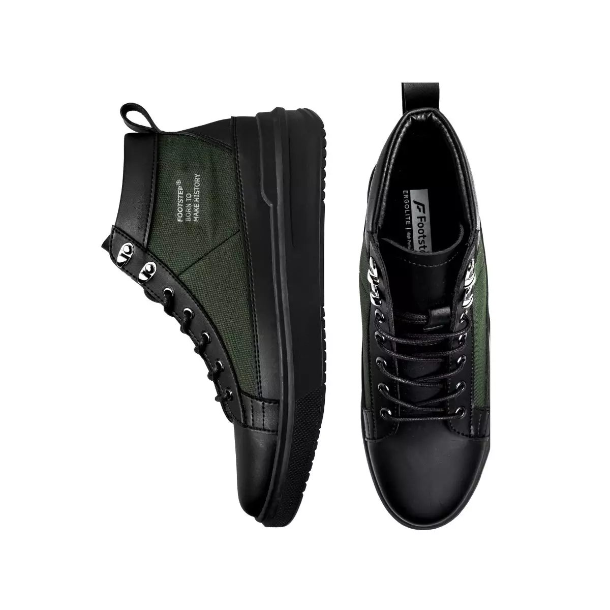 Footstep Footwear Sepatu Pria Boots Phantom Green Forest Original Shoes