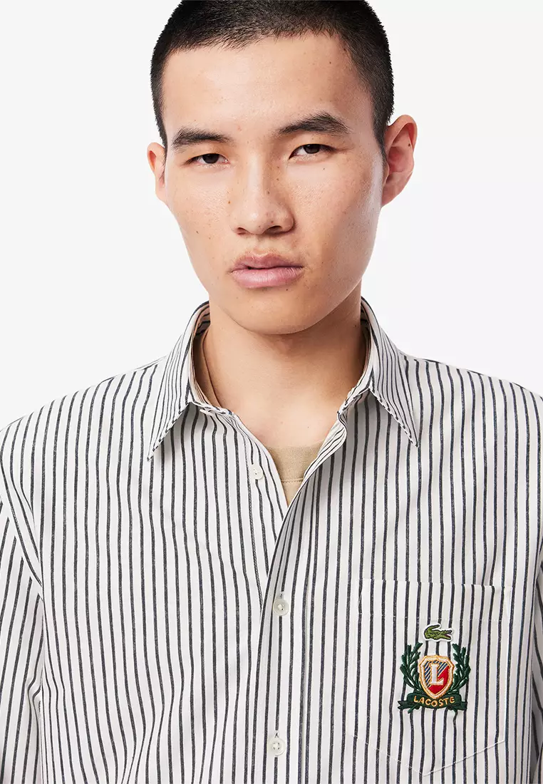 Regular Fit Striped Cotton Shirt
