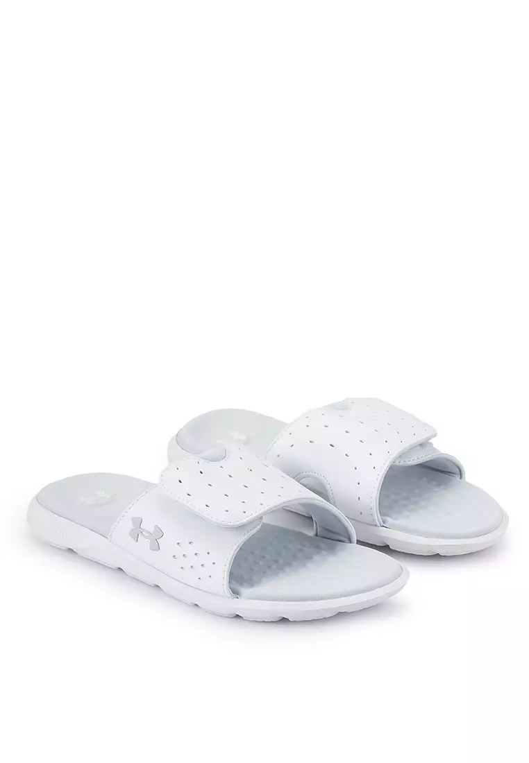 White under armour discount sandals