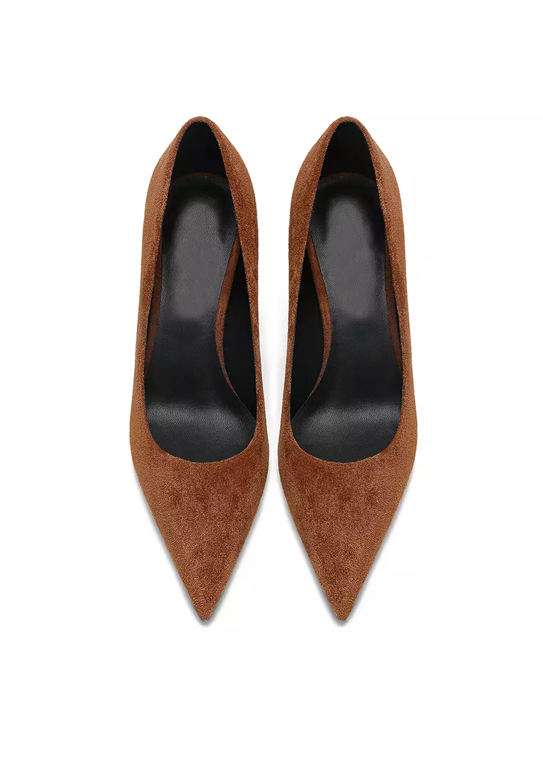 10CM Uniform Pointed High Heel Shoes HZL212