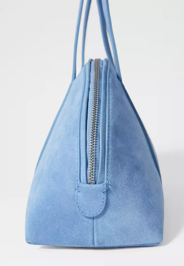Suede Bowling Bag