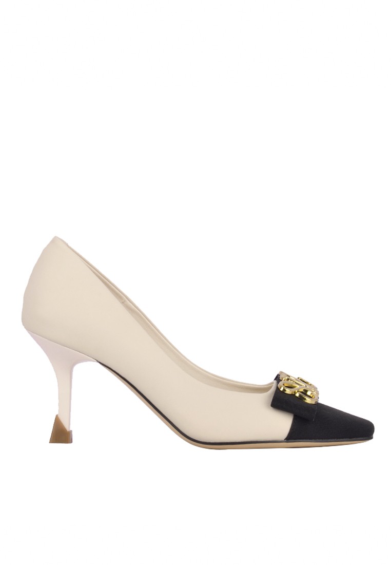 7CM Square Toe Microfiber Leather Pumps XJ1618-13