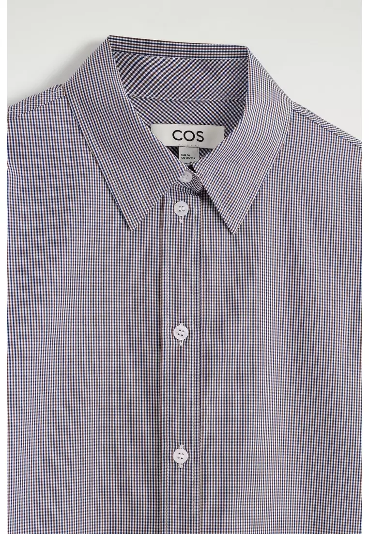 GINGHAM COTTON SHIRT