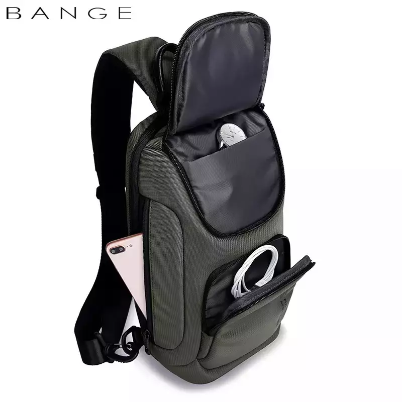 Bange BG7565 Tas Selempang Sling Bag Pria - GREEN