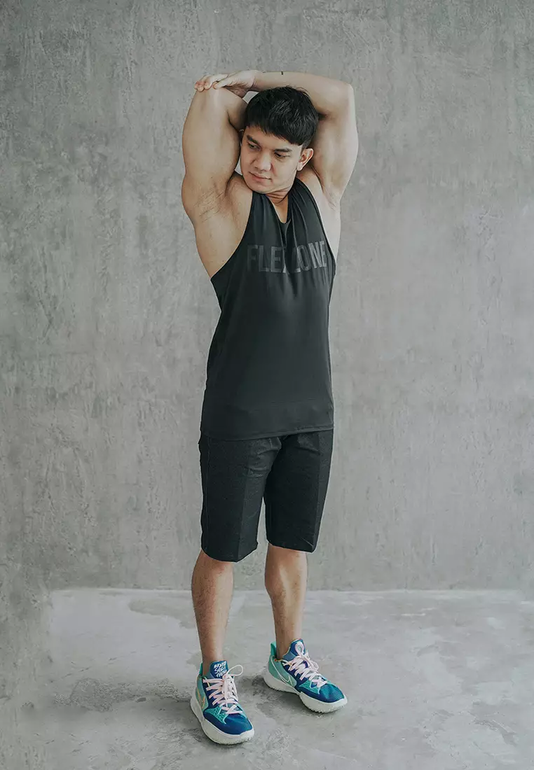 FLEXZONE Sport Singlet Basic Series Black