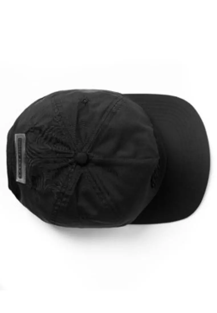 OOTDSUPPLY Parachute 6 Pannel Caps Bordir Supernova Black I Topi Hat Bordir Pria & Wanita | CAP36