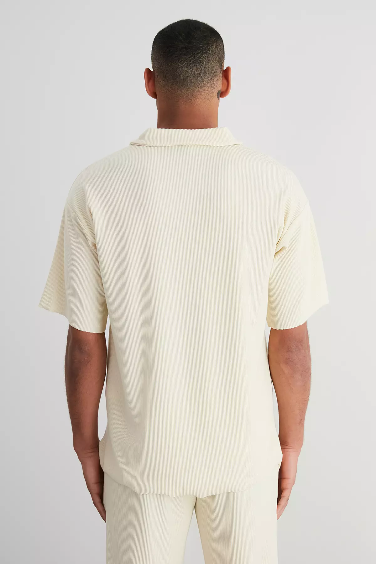 Textured Wrinkle Free Polo Shirt