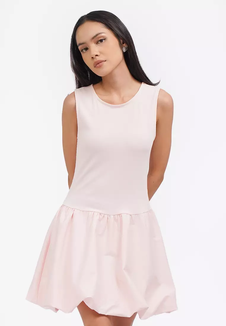 Sleeveless Balloon Mini Dress