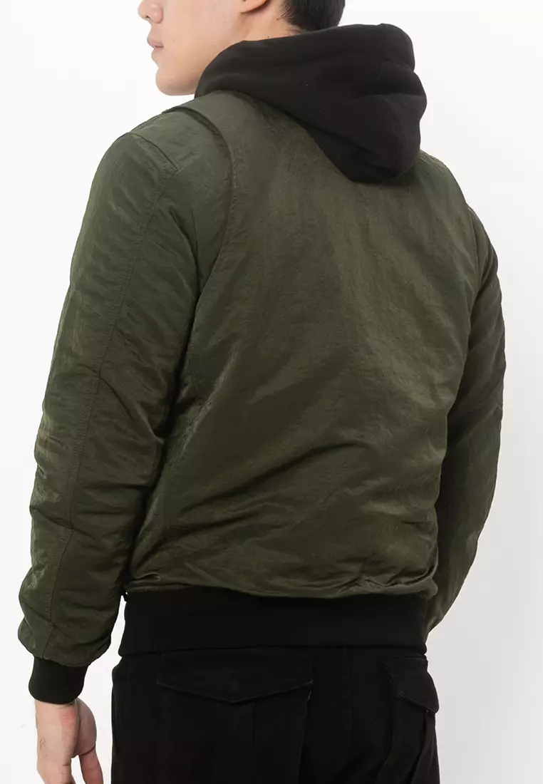 Military Hooded MA1 Jacket