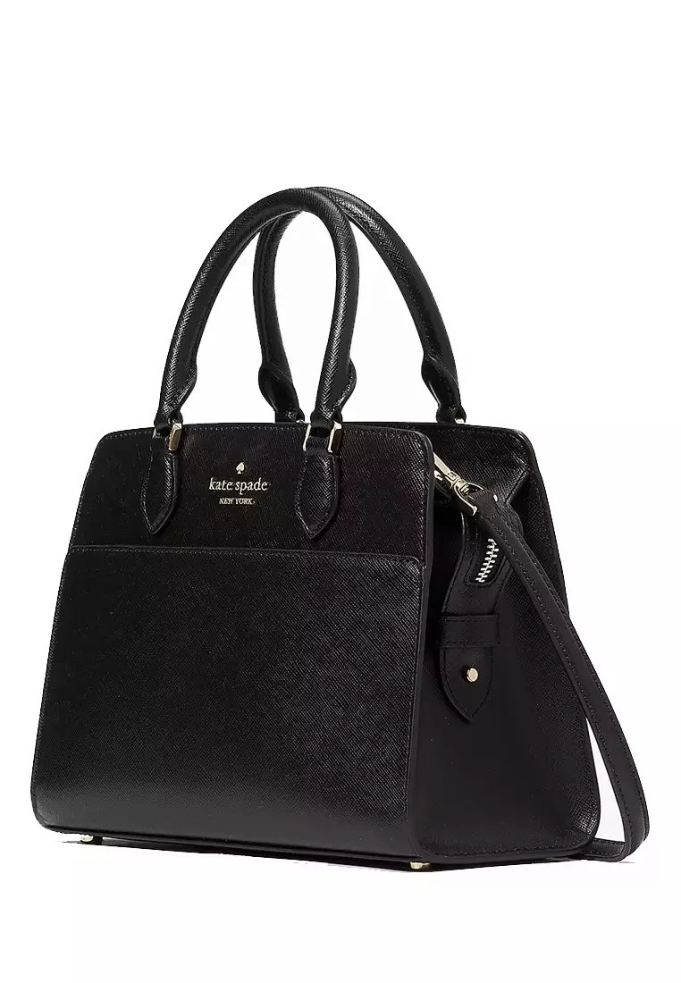 Madison Saffiano Leather Small Satchel