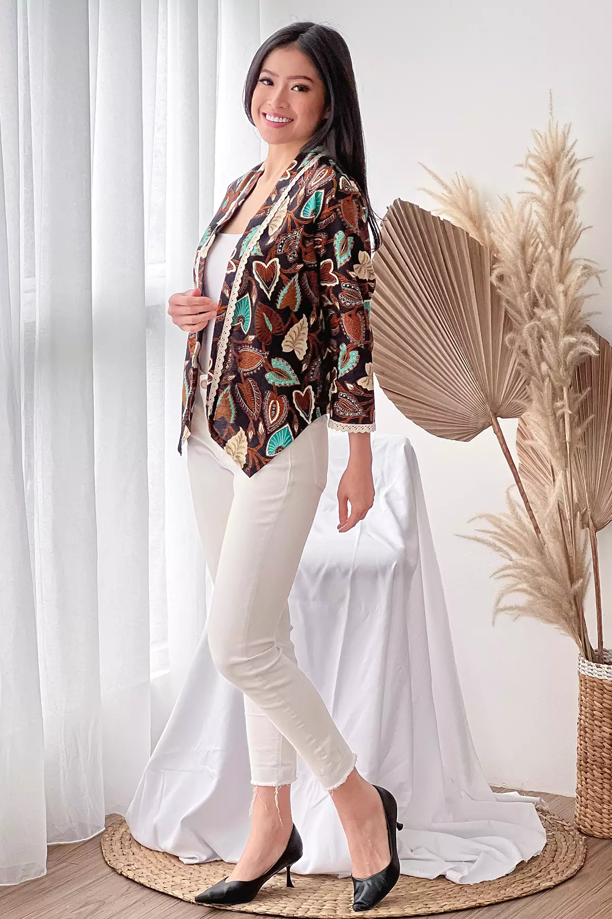 Puriayu Daun Hijau Batik Outer