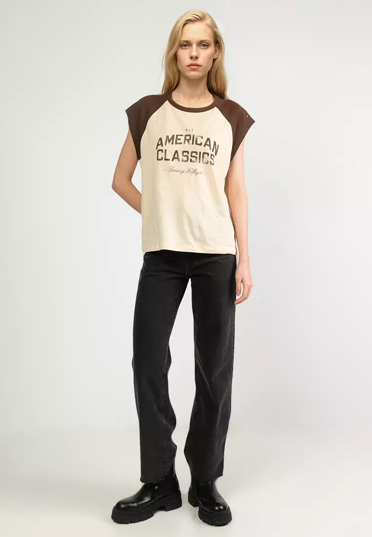 Varsity Raglan C-Nk Ss Tee
