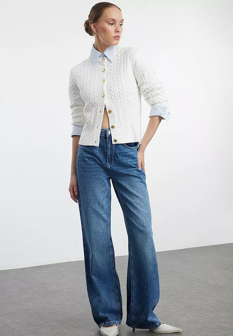 High Waist Wide Leg Jeans