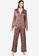 MISSGUIDED brown Sketch Print Pyjama Trouser Set 77720AAC3D54C8GS_4