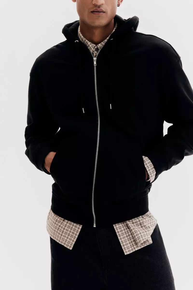Loose Fit Zip-through hoodie