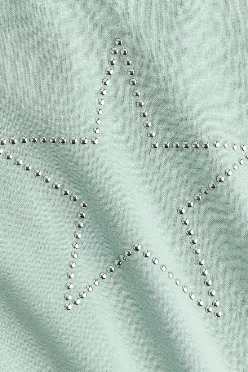Motif-detail sweatshirt