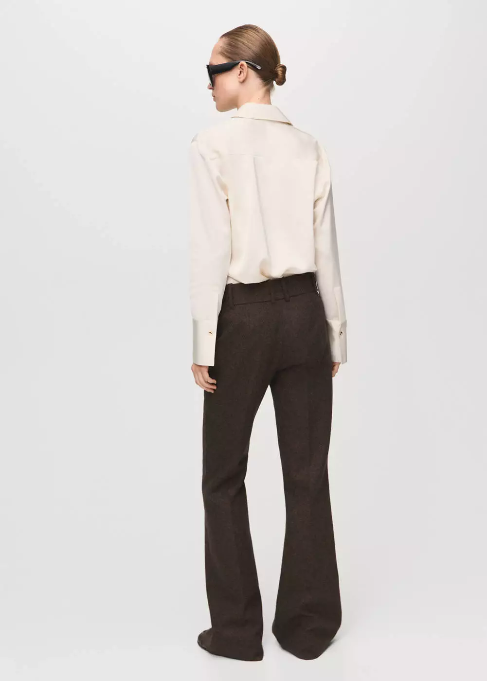 Kemeja flowy finishing satin