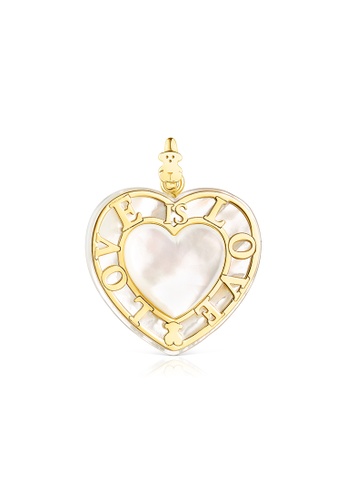 TOUS gold TOUS Gold Valentine's Day Heart Pendant with Mother-of-Pearl 4AEF8AC83C4349GS_1