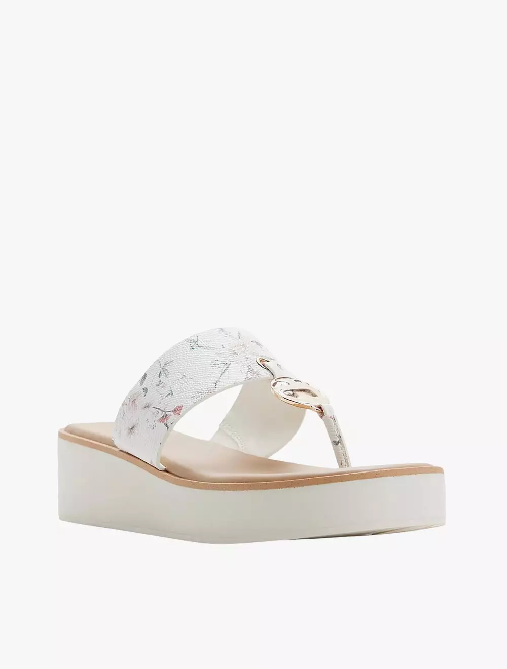 Aldo Trenala Women's Beach Sandals - White Multi