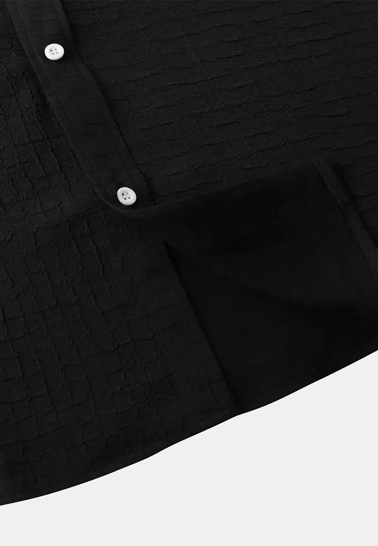 Solid Color Short Sleeve Shirt YL-A108