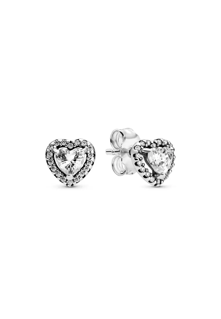 Buy PANDORA Pandora Elevated Heart Stud Earrings Online ZALORA Malaysia