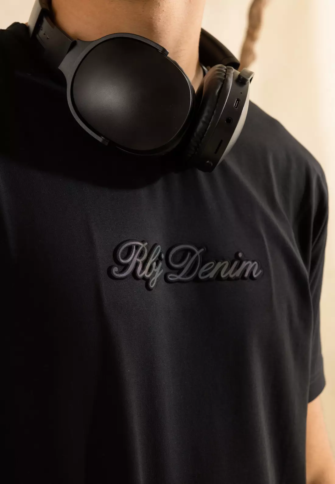 RBJ T-Shirt Cotton Spandex Emboss Pria 2482370761