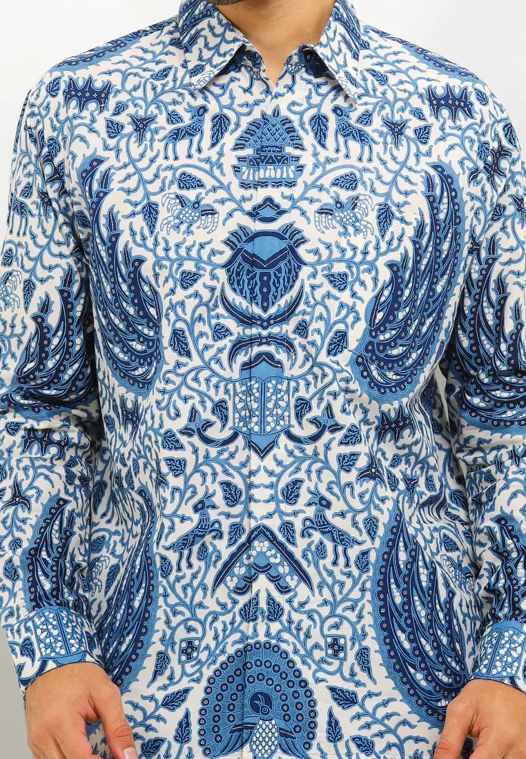 Kemeja Batik Lengan Panjang Motif Waskita Pratama