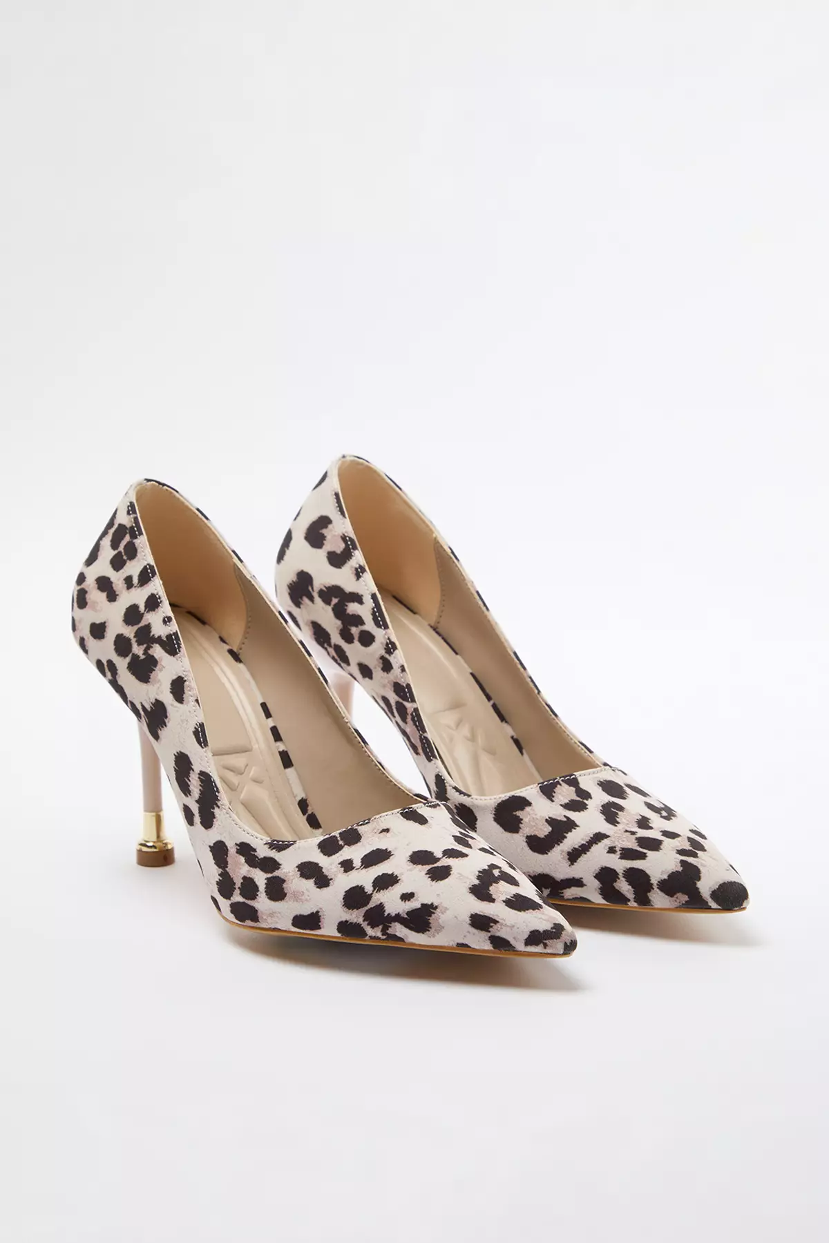 【 美品 】全長53㎝ RUNNING LEOPARD CAST BRONZE Slingback Le Pettegole Leopard print in Light Brown for