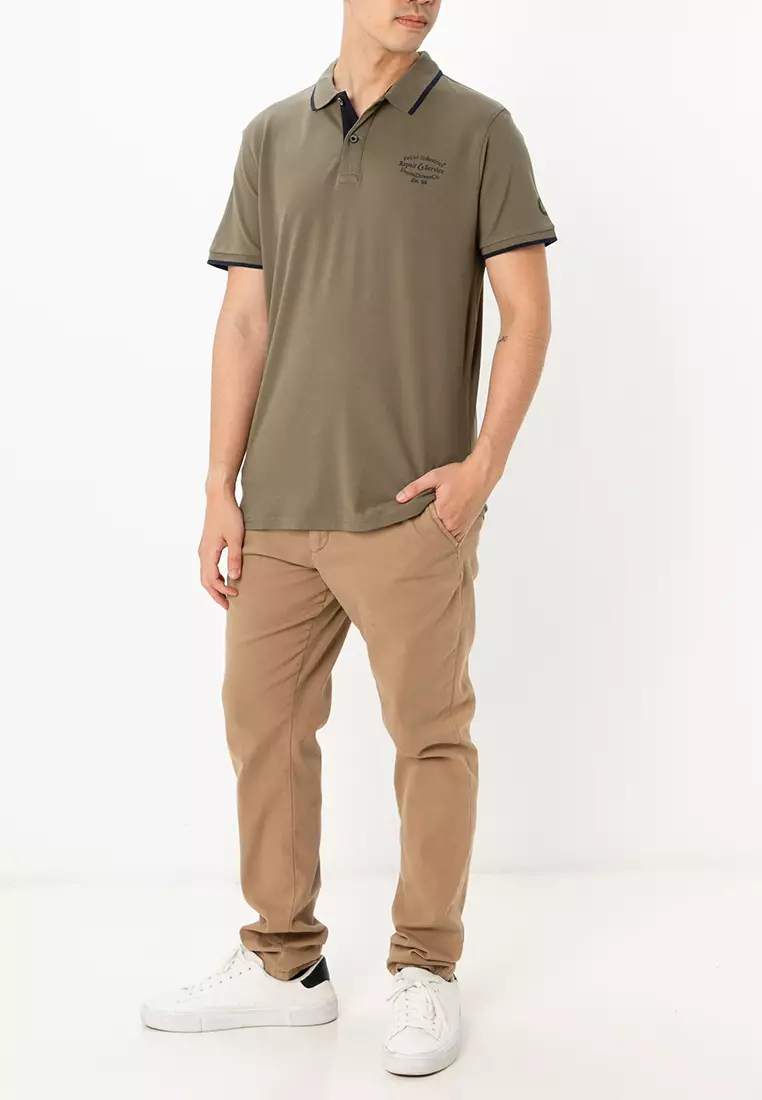 Logo Print Polo Shirt