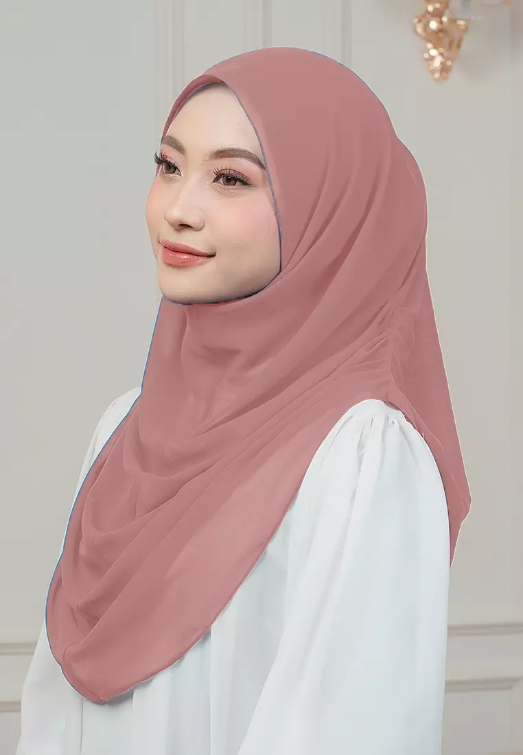 HIJAB INSTAN AURORA - PEACH