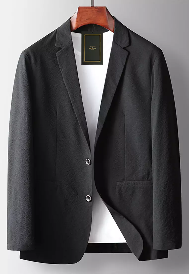 Buy HAPPY FRIDAYS Stretch Business Non Ironing Light Suit Jacket