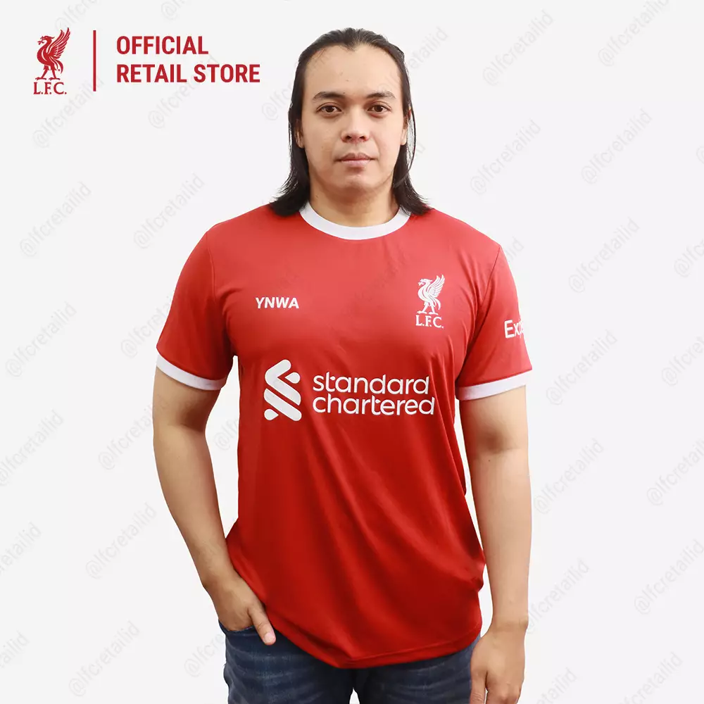 [Men Home] Liverpool FC 23/24 Supporter Jersey Home Men Red - Official LFC Jersey Original Pria Merah