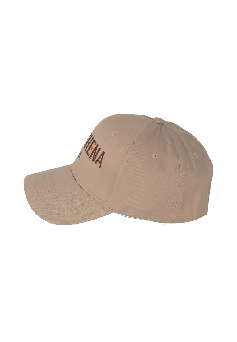 Paris embroidery "Large Logo" Cap in Camel