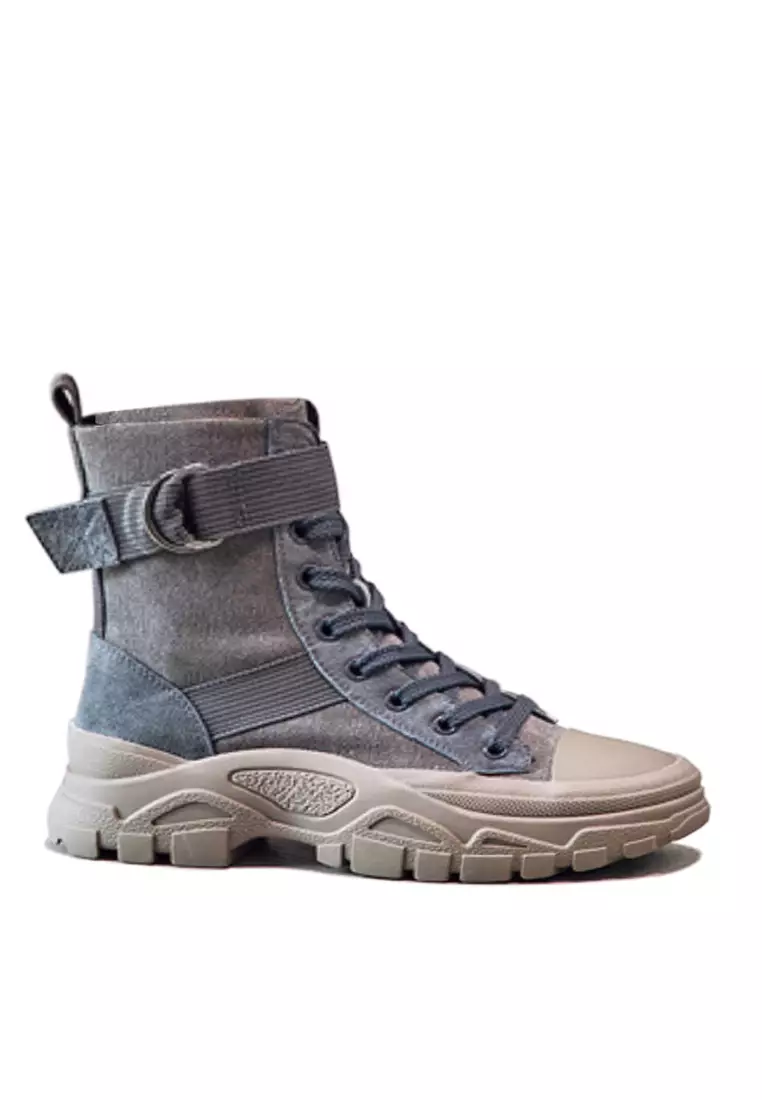 Discount on Twenty Eight Shoes  shoes - SKU: Stylish Pig Suede Mid Boots VB19066