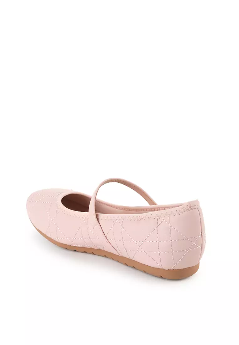 RORY J2585-8 FLAT SHOES PINK