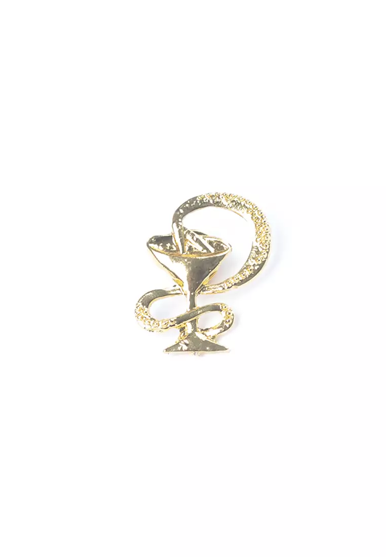 Houseofcuff lapel pin brooch bros untuk jas TUSUK GOLD KK