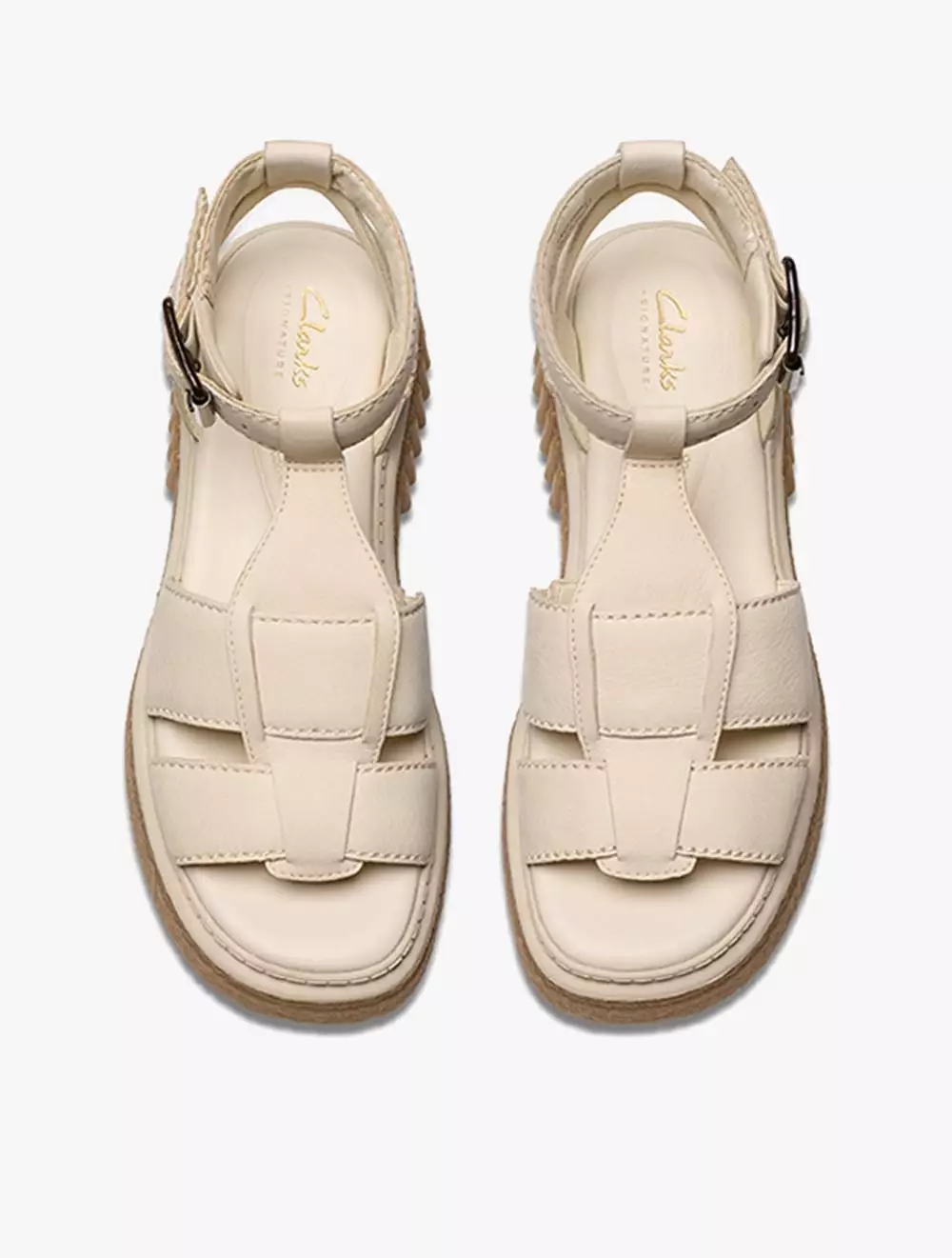 Clarks Evamar Sun Cream Leather