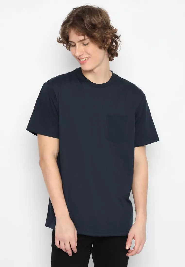 MATSUDA Kaos Polos Pocket T Shirt Cotton Chuo