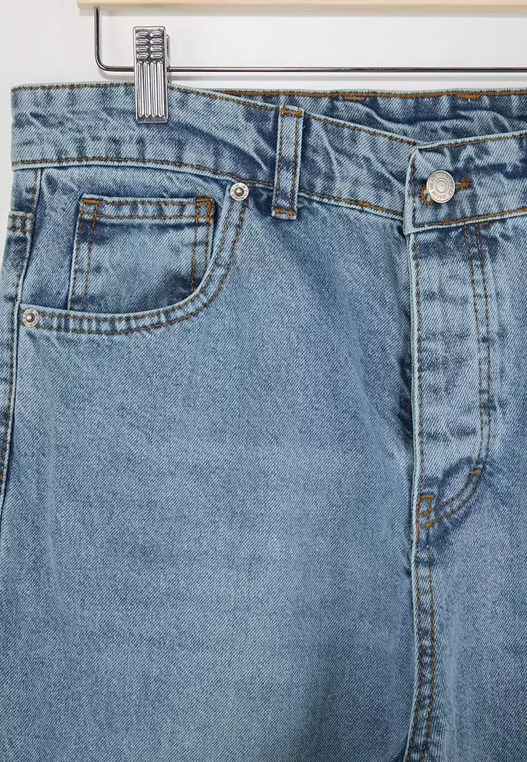 Baggy/Wide Loose Cut Denim Trousers Jeans