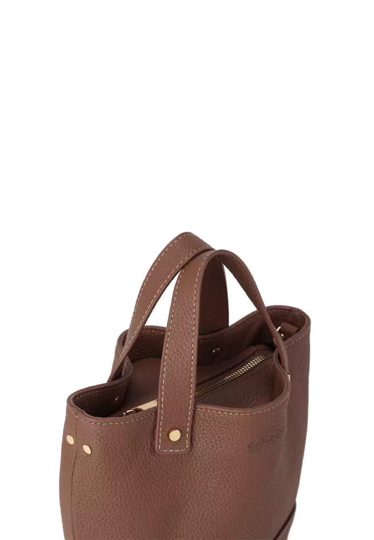 [Online Exclusive] JULIANA Mini Bucket Bag - Caramel