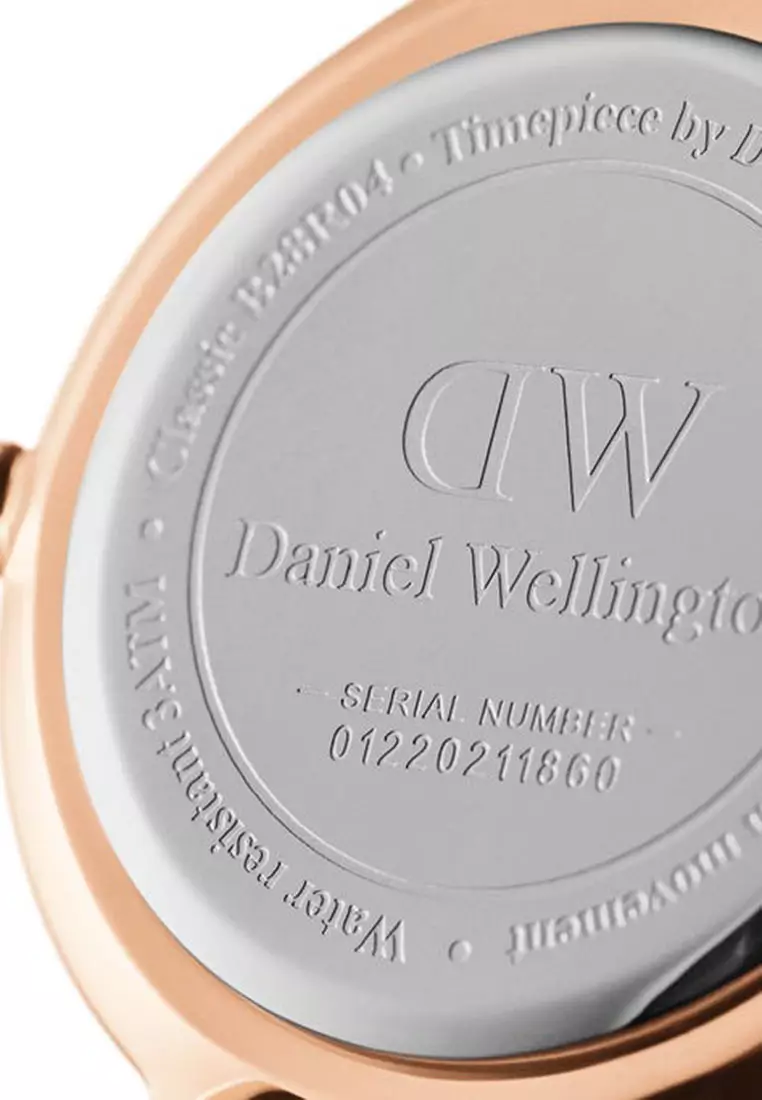 Petite Ashfield 28mm Watch Black dial Mesh strap Rose Gold Female watch Ladies watch Watch for women DW