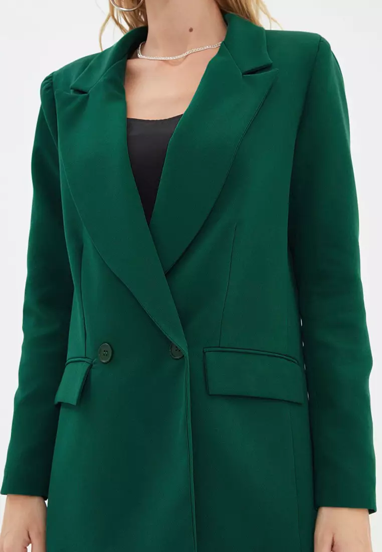 Double-Breasted Blazer Jacket