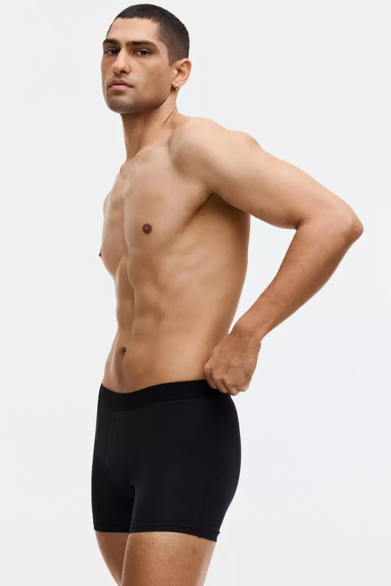 5-pack mid trunks with Lycra®