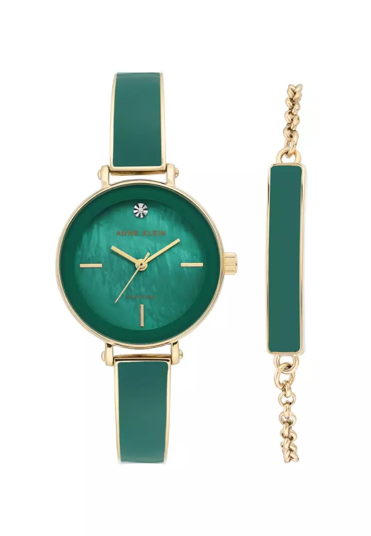 Anne klein green discount watch