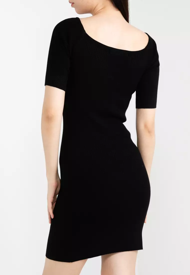 Buy Vero Moda Willow Sweetheart Knit Dress 2026 Online | ZALORA